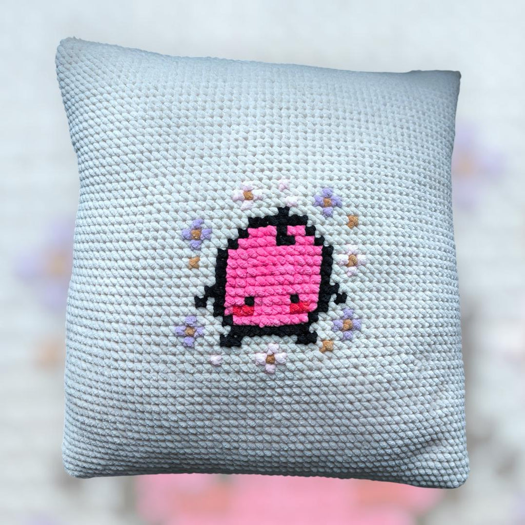 Stardew Valley Crochet Cross Stitch Pixel Cute Gaming Pillow Cushion