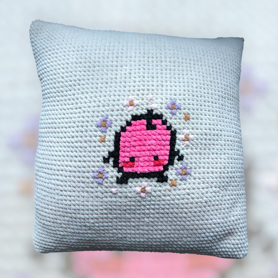 Stardew Valley Crochet Cross Stitch Pixel Cute Gaming Pillow Cushion