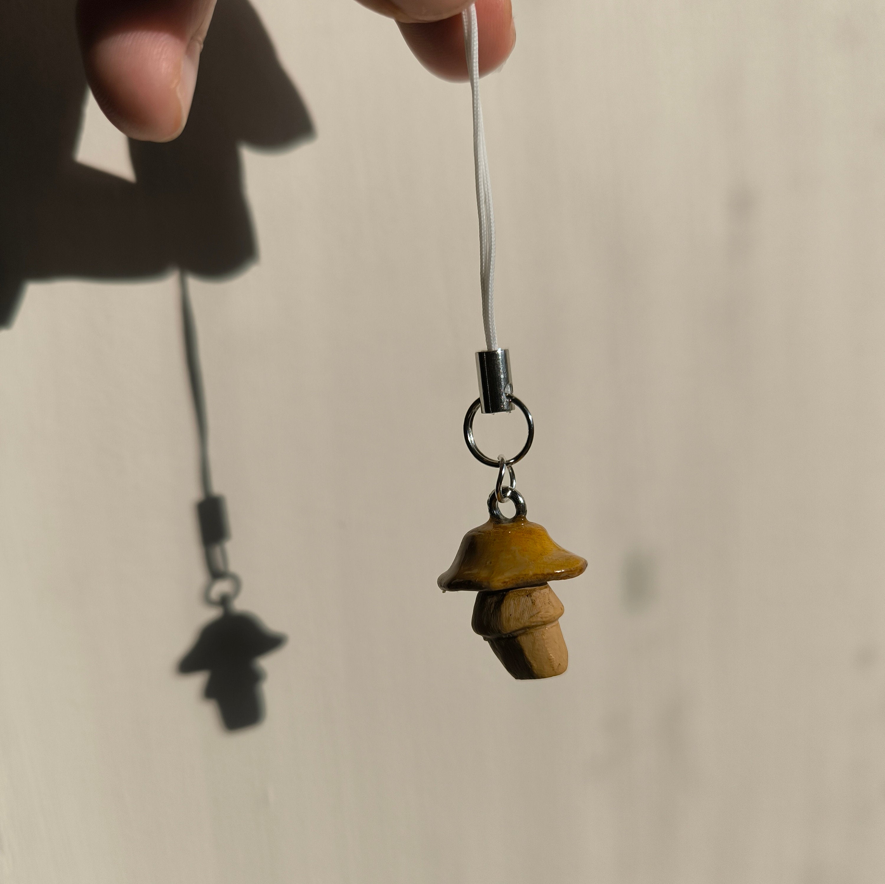Dainty Wild Mushroom Clay Charm