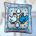Stardew Valley Crochet Cross Stitch Pixel Cute Gaming Pillow Cushion